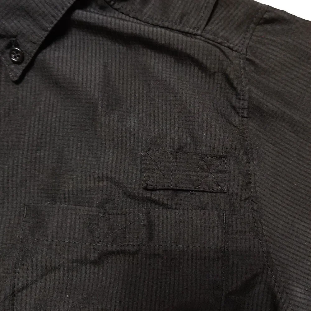PFG South Carolina Gamecocks Fishing Shirt Small Black Short Sleeve Button Up